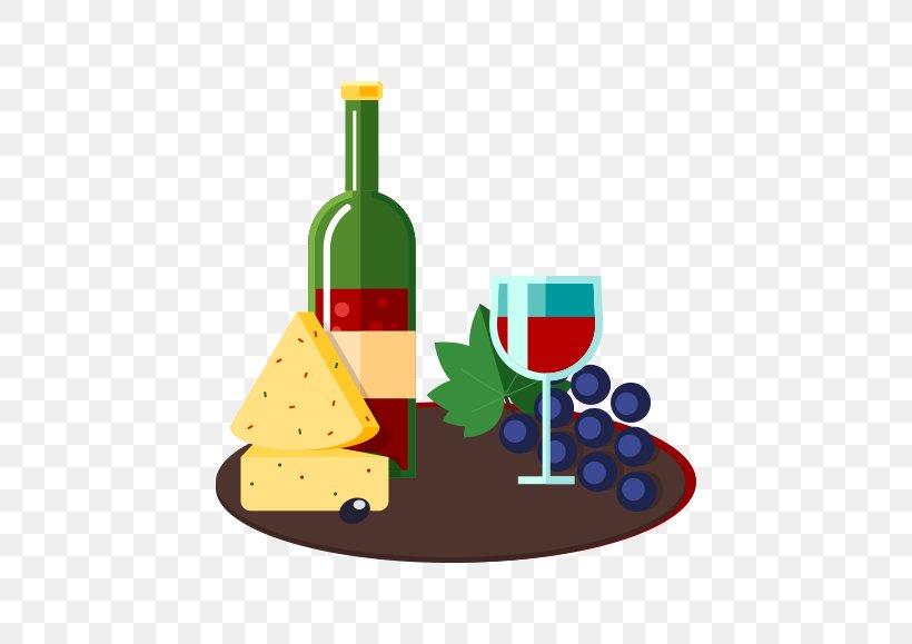 Red Wine Cheese Illustration, PNG, 582x579px, Red Wine, Bottle, Cheese, Drinkware, Food Download Free