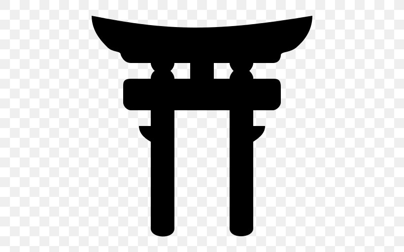 Shinto Shrine Itsukushima Shrine Torii Religion, PNG, 512x512px, Shinto Shrine, Benzaiten, Black And White, Furniture, Itsukushima Shrine Download Free