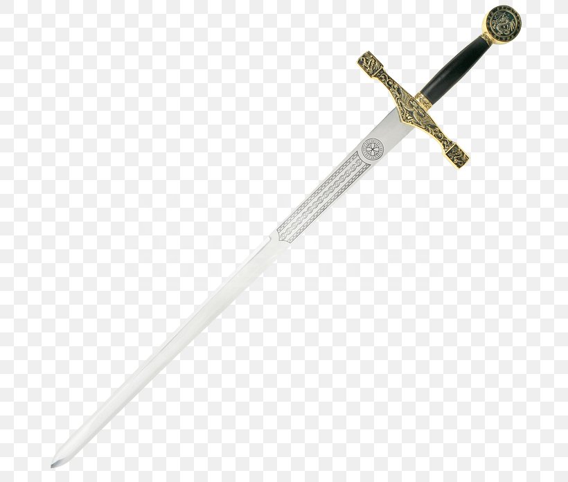 Sword King Arthur Excalibur Dagger Lady Of The Lake, PNG, 696x696px, Sword, Blade, Cold Weapon, Dagger, Excalibur Download Free