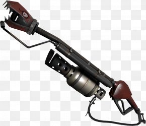Weapon - Team Fortress 2 Flamethrower Team Fortress Classic Weapon Blockland PNG