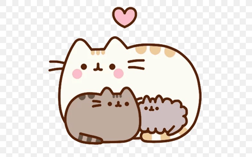 Mother's Day Pusheen Cat Clip Art, PNG, 512x512px, Watercolor, Cartoon, Flower, Frame, Heart Download Free