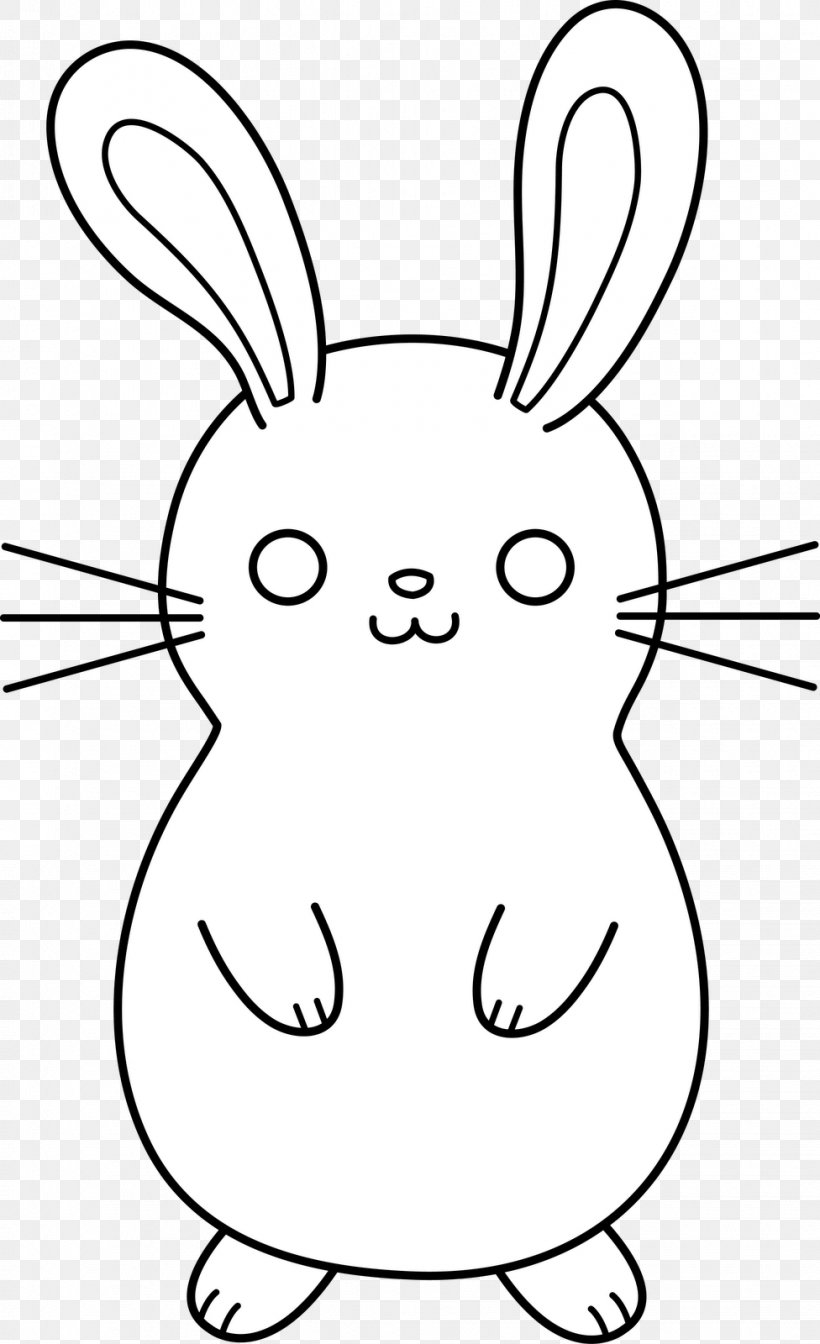 Hare Rabbit Easter Bunny Clip Art, PNG, 976x1600px, Hare, Area, Artwork, Black, Black And White Download Free