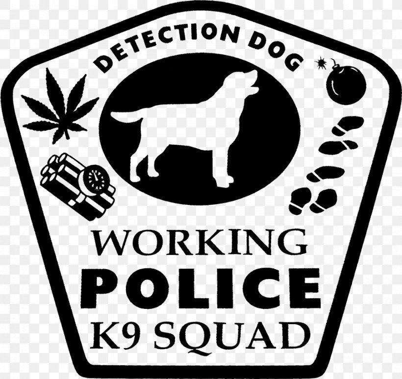 Police Dog Decal Sticker Detection Dog, PNG, 900x849px, Dog, Animal, Area, Black, Black And White Download Free