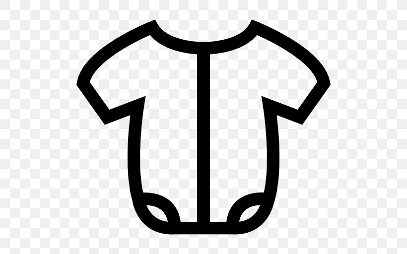 T-shirt Baby & Toddler One-Pieces Children's Clothing Computer Icons, PNG, 512x512px, Tshirt, Baby Toddler Onepieces, Bib, Black And White, Blouse Download Free