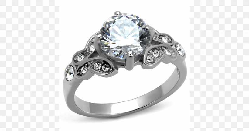 Wedding Ring Engagement Ring Cubic Zirconia Brilliant, PNG, 1200x630px, Ring, Body Jewelry, Brilliant, Carat, Cubic Zirconia Download Free