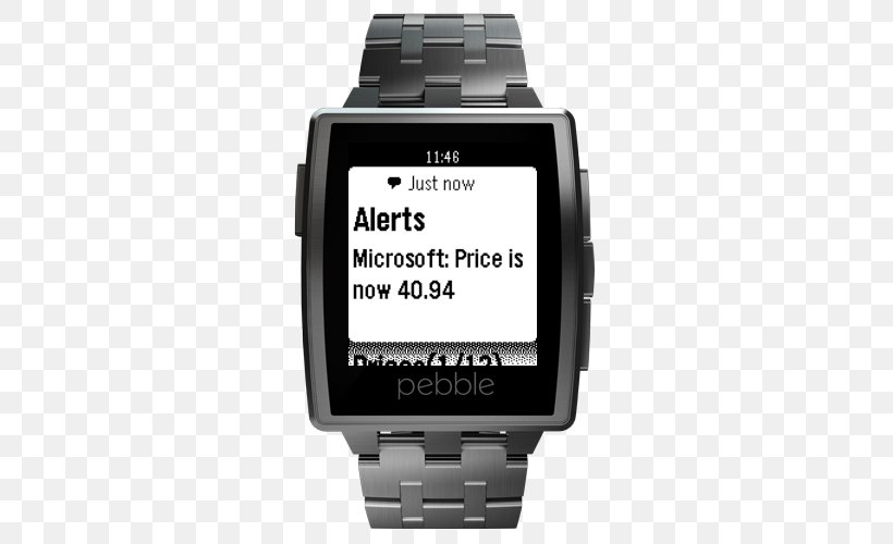 Pebble Time LG G Watch Pebble STEEL Smartwatch, PNG, 500x500px, Pebble, Android, Brand, Brushed Metal, Consumer Electronics Download Free