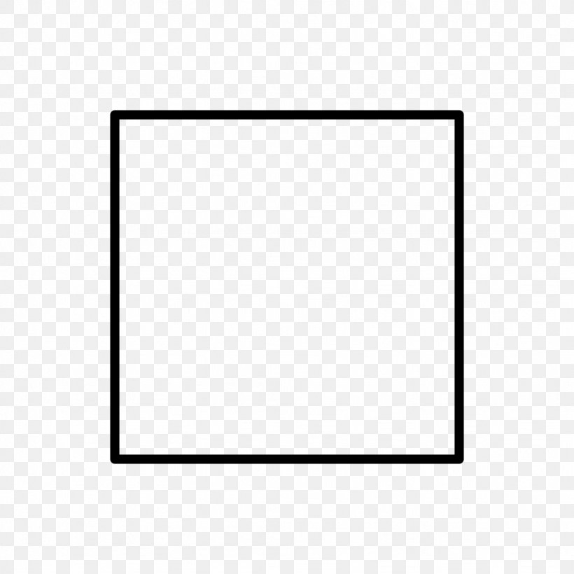 Quadrilateral Regular Polygon Square Parallelogram, PNG, 1024x1024px, Quadrilateral, Area, Black, Black And White, Edge Download Free