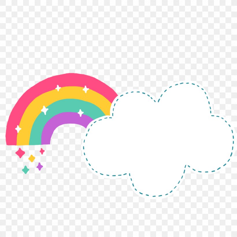 Rainbow Cloud Document File Format Cartoon, PNG, 1000x1000px, Watercolor, Cartoon, Flower, Frame, Heart Download Free