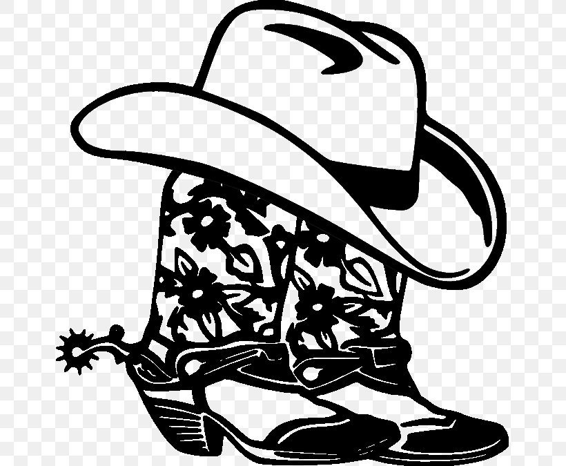 Bucking Cowboy Hat Horse Clip Art, PNG, 675x675px, Bucking, Artwork, Black And White, Bronco, Cowboy Download Free
