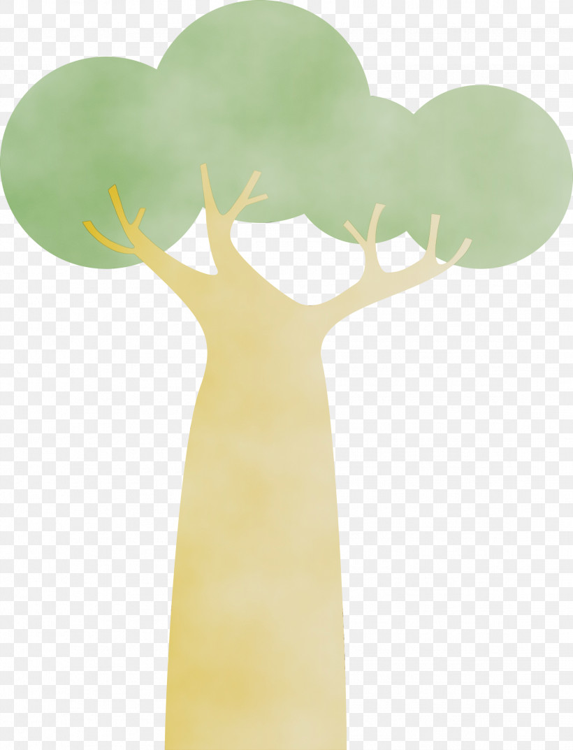 Green, PNG, 2292x3000px, Abstract Tree, Cartoon Tree, Green, Paint, Watercolor Download Free