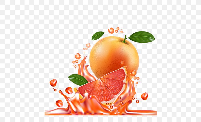 Juice Green Tea Drink Grapefruit, PNG, 500x500px, Juice, Auglis, Citrus, Clementine, Diet Food Download Free