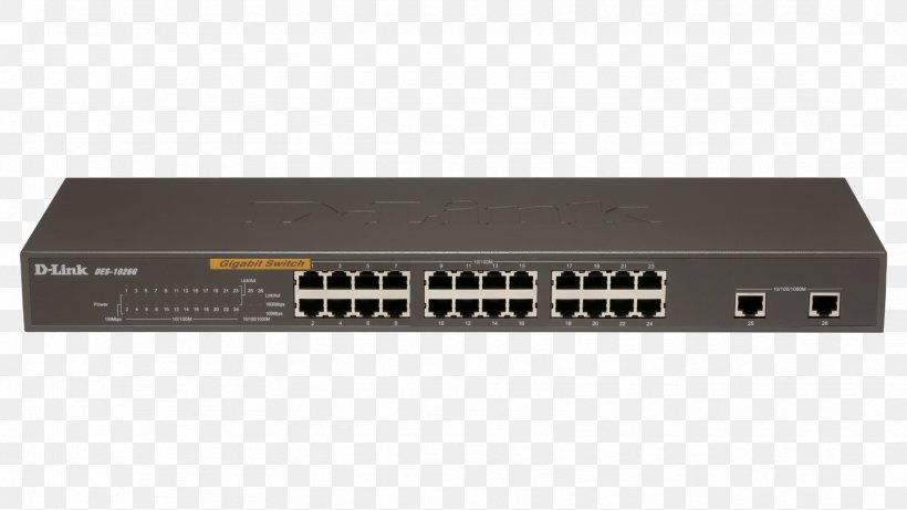 Network Switch D-Link Fast Ethernet Power Over Ethernet Port, PNG, 1664x936px, 19inch Rack, Network Switch, Audio Receiver, Computer Network, Computer Networking Download Free