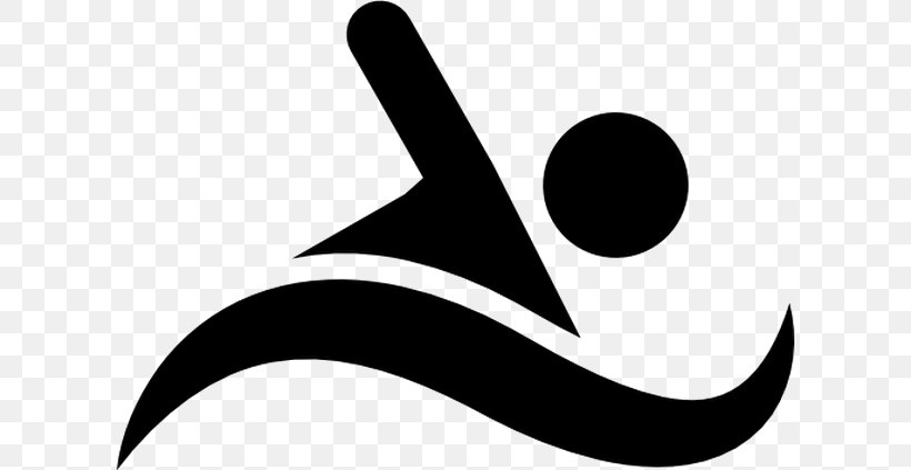 Clip Art Swimming Sports, PNG, 610x423px, Swimming, Black And White, Brand, Data, Finger Download Free