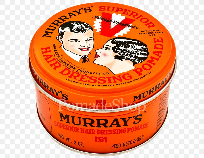 Murray's Pomade Murray's Superior Hair Dressing Pomade Hair Care, PNG, 614x636px, Pomade, Beard, Comb, Dish, Flavor Download Free