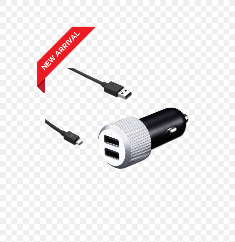 Battery Charger Car IPhone 7 USB Lightning, PNG, 562x843px, Battery Charger, Ac Adapter, Adapter, Cable, Car Download Free