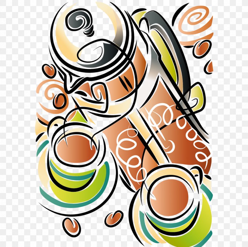 Coffee Bean Clip Art, PNG, 1181x1181px, Coffee, Artwork, Cartoon, Coffee Bean, Creativity Download Free