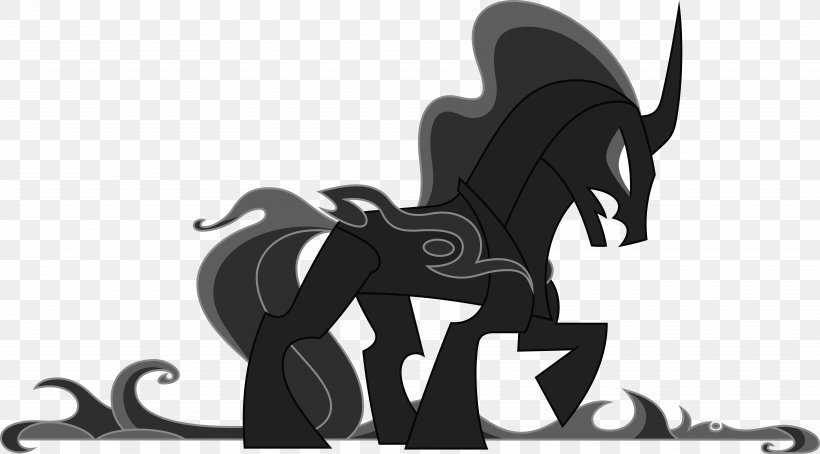 My Little Pony Tempest Shadow Sunset Shimmer Horse, PNG, 8109x4494px, Pony, Black And White, Carnivoran, Cartoon, Deviantart Download Free
