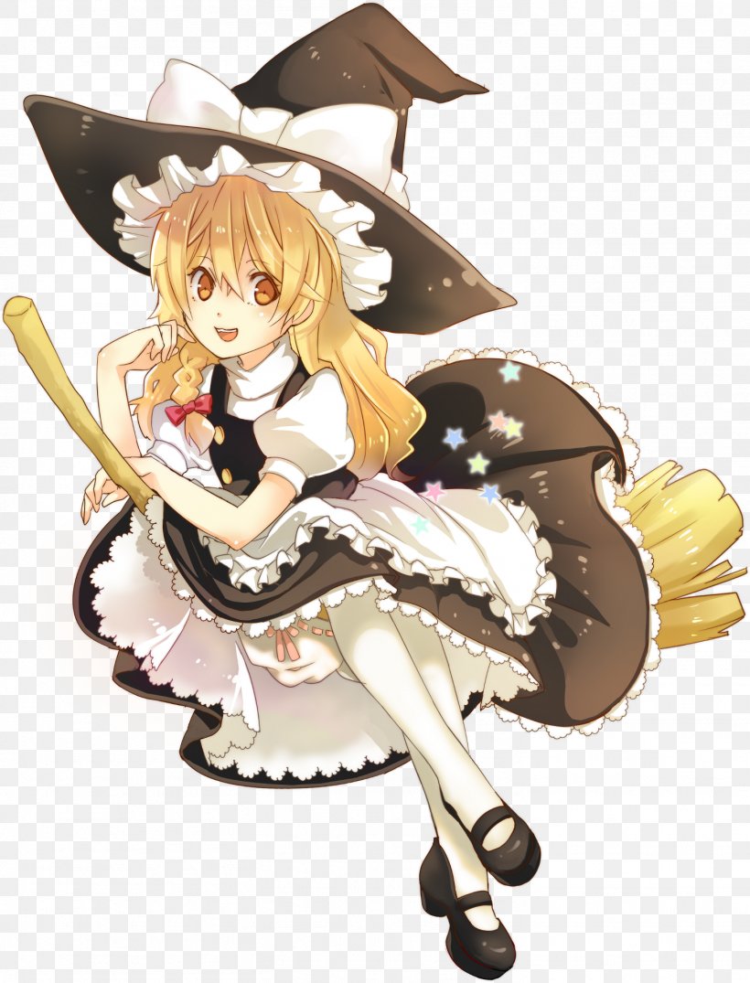 Touhou Project Marisa Kirisame Desktop Wallpaper Witchcraft, PNG, 1462x1917px, Watercolor, Cartoon, Flower, Frame, Heart Download Free