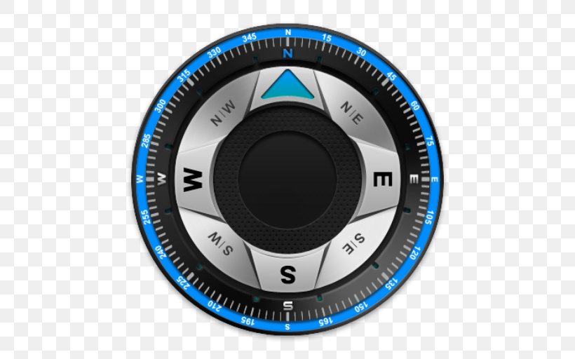 American Compass Android Solar Compass, PNG, 512x512px, Compass, American Compass, Android, App Store, Automotive Tire Download Free