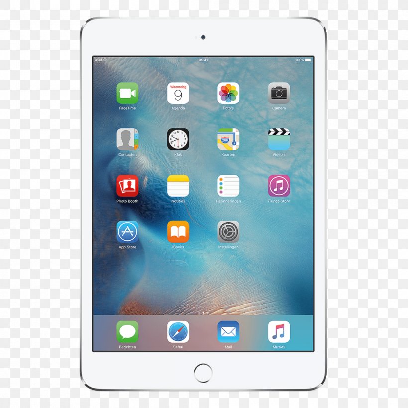 IPad Mini 4 Mobile Phones Wi-Fi LTE Smartphone, PNG, 1000x1000px, Ipad Mini 4, Apple, Cellular Network, Communication Device, Display Device Download Free