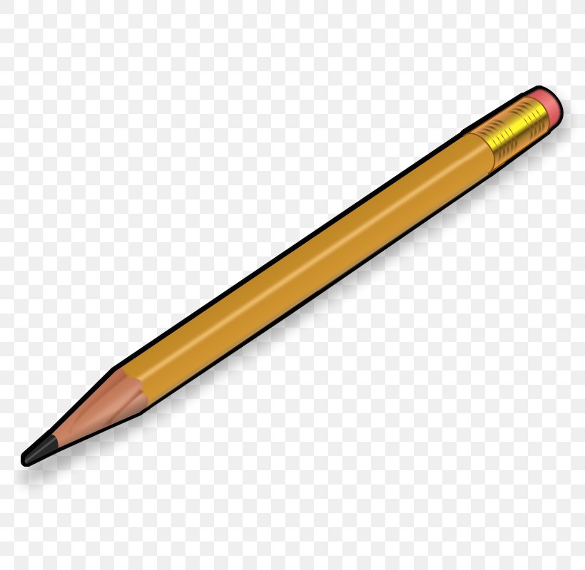 Pencil Eraser Drawing Clip Art, PNG, 800x800px, Pencil, Ball Pen, Color, Colored Pencil, Drawing Download Free