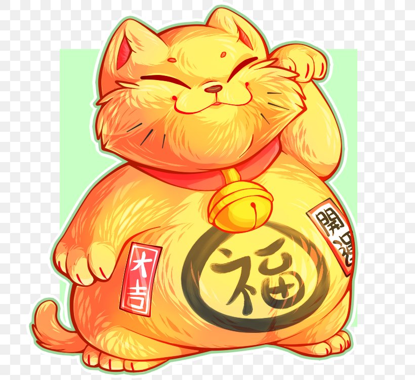 Cat Maneki-neko Art Illustration Fur, PNG, 724x750px, Cat, Art, Art Museum, Bank, Carnivoran Download Free