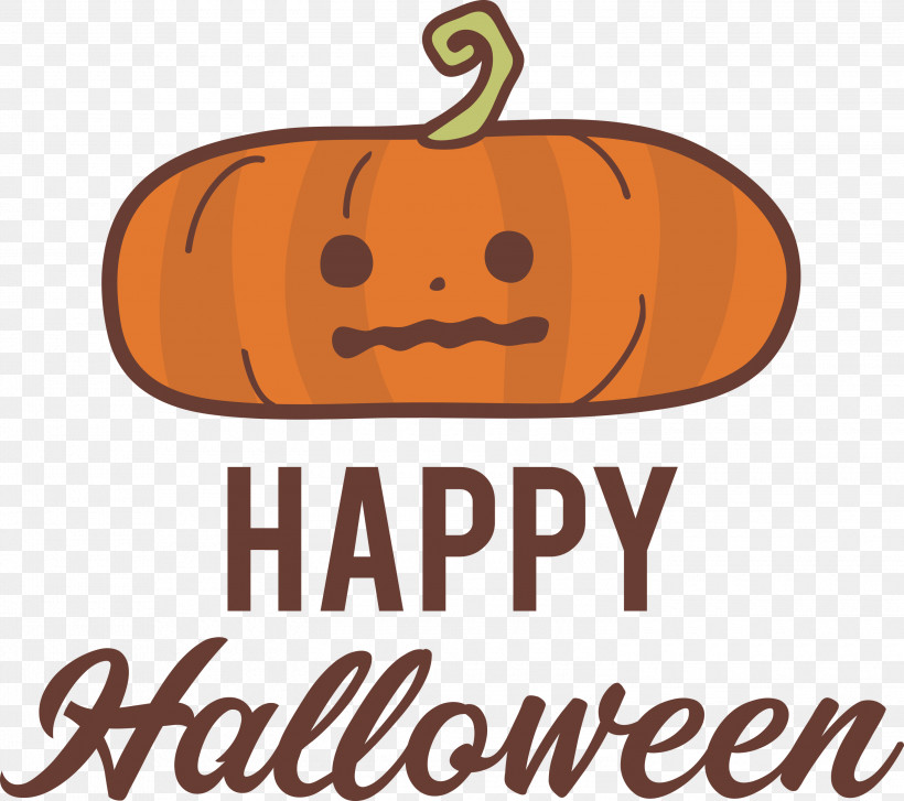 Happy Halloween, PNG, 3000x2663px, Happy Halloween, Cartoon, Fruit, Geometry, Line Download Free
