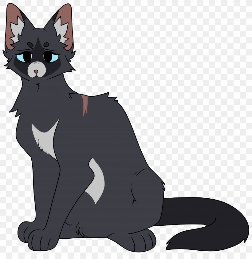 Kitten Whiskers Warriors Domestic Short-haired Cat, PNG, 3664x3758px, Kitten, Black, Black Cat, Bluestar, Brokenstar Download Free