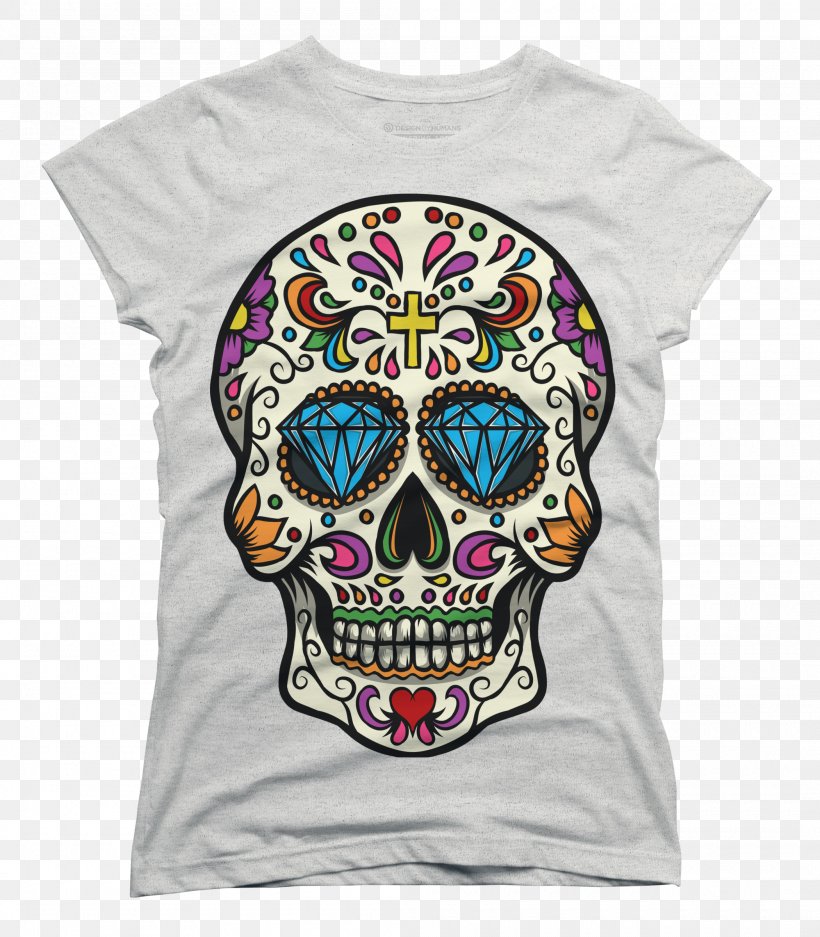 T-shirt Calavera Top Clothing, PNG, 2100x2400px, Tshirt, Bone, Calavera, Clothing, Dress Download Free