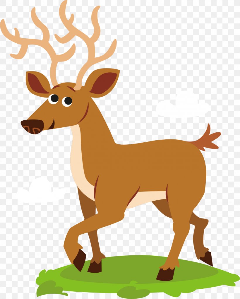 Deer Cartoon Adobe Illustrator, PNG, 1452x1808px, Deer, Animation, Antler,  Cartoon, Fauna Download Free