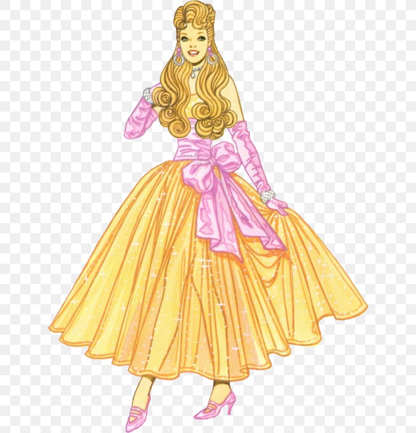 Gown Costume Design Dress, PNG, 634x854px, Gown, Barbie, Character, Clothing, Costume Download Free