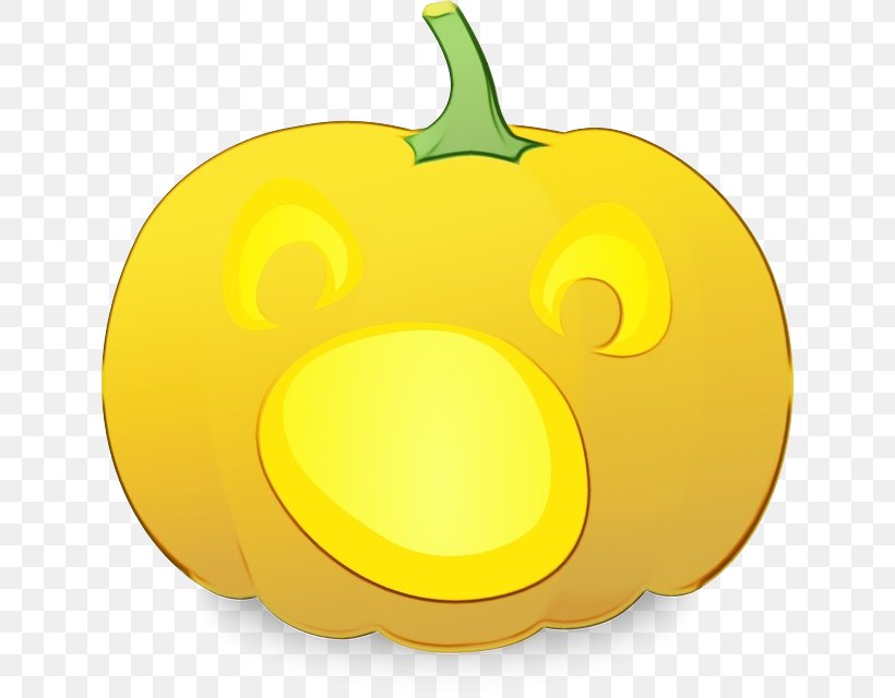 Halloween Pumpkin Face, PNG, 634x640px, Watercolor, Bell Pepper, Capsicum, Drawing, Face Download Free