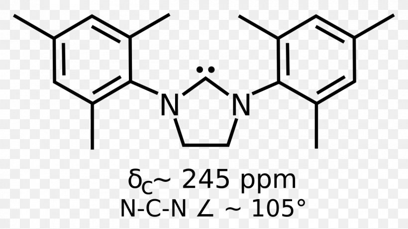 Imidazole Carbene Dihydroimidazol-2-ylidene SIMes, PNG, 1200x675px, Imidazole, Area, Black, Black And White, Brand Download Free