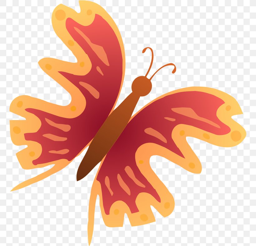 Butterfly Clip Art, PNG, 759x789px, Butterfly, Art, Chicken, Color, Flower Download Free