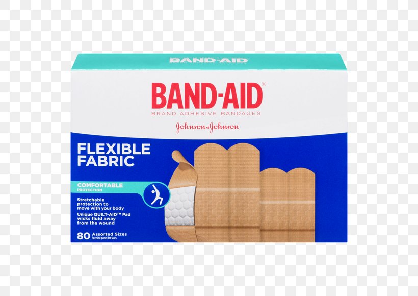 Johnson & Johnson Band-Aid Adhesive Bandage First Aid Supplies Textile, PNG, 580x580px, Johnson Johnson, Adhesive, Adhesive Bandage, Band Aid, Bandage Download Free