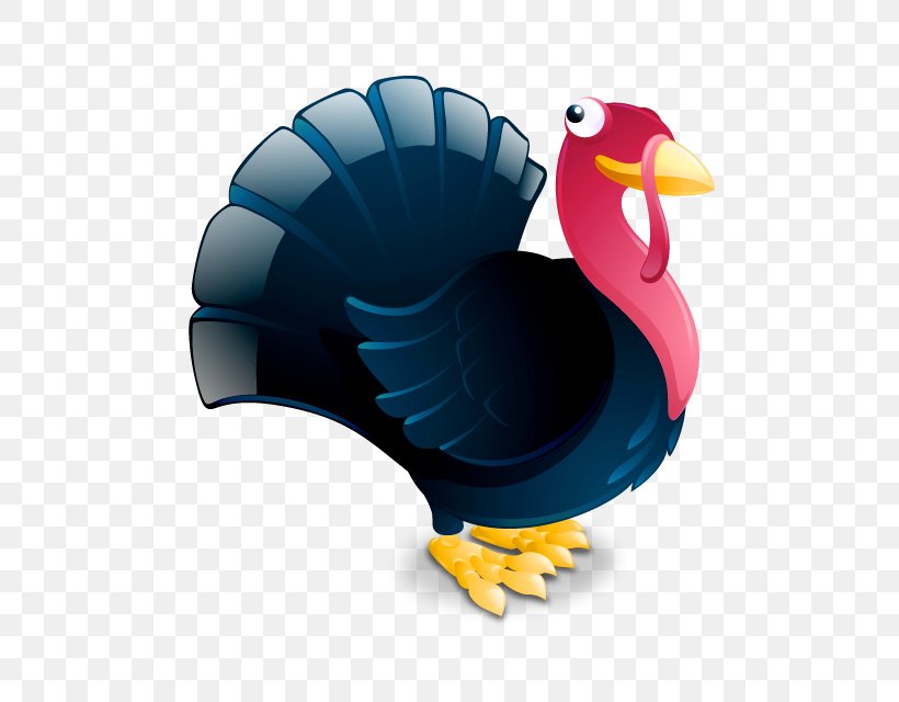 Thanksgiving Turkey Turkey Meat Clip Art, PNG, 640x640px, Thanksgiving, Beak, Bird, Christmas, Cobalt Blue Download Free