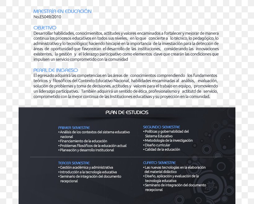 Huasteca Veracruzana University Master's Degree Text Licentiate, PNG, 700x658px, Text, Brand, Brochure, Licentiate, Media Download Free