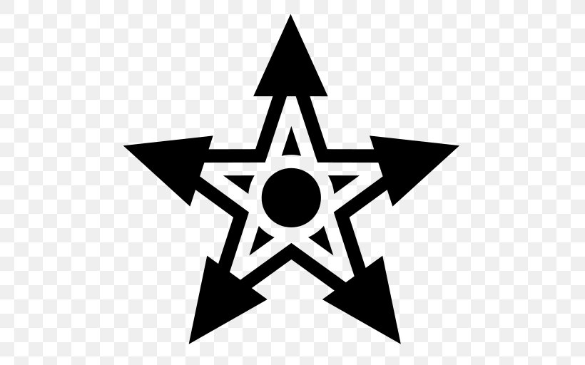 Lesser Banishing Ritual Of The Pentagram Pentacle Wicca, PNG, 512x512px, Pentagram, Banishing, Black And White, Brand, Classical Element Download Free