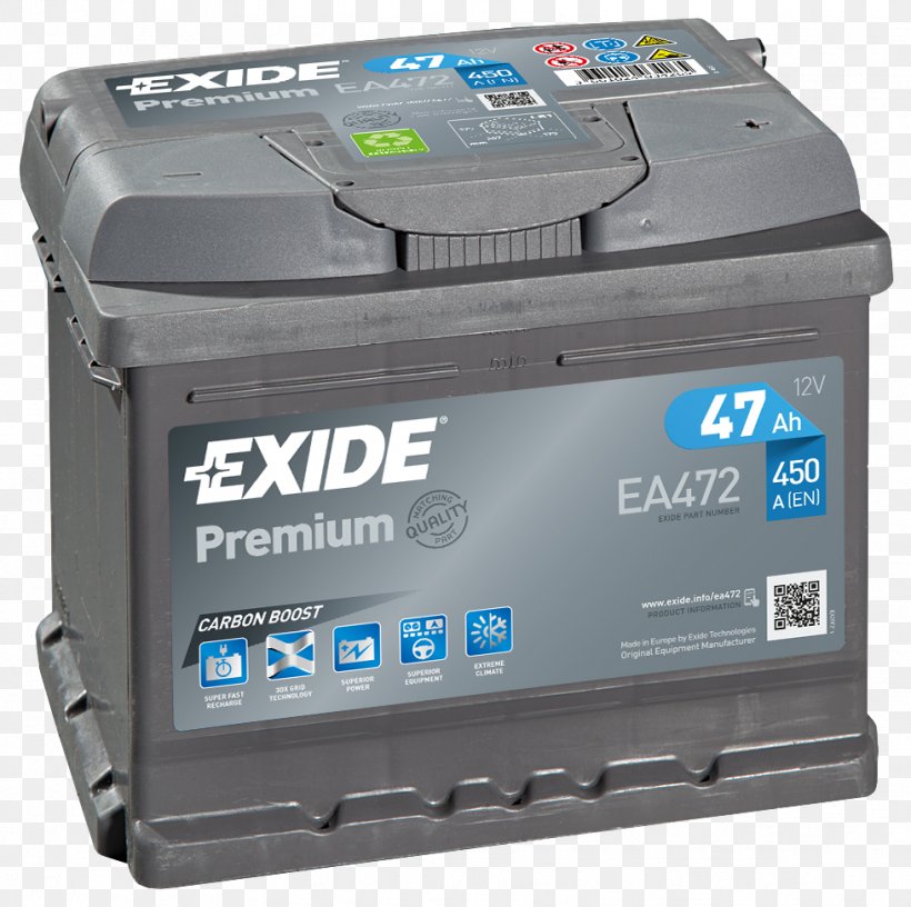 Automotive Battery Car Electric Battery Exide Lead–acid Battery, PNG, 978x974px, Automotive Battery, Accumulator, Ampere, Ampere Hour, Auto Part Download Free