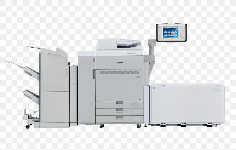 Canon Multi-function Printer Printing Photocopier, PNG, 3346x2135px, Canon, Canon Ireland, Color Printing, Digital Imaging, Duplex Printing Download Free