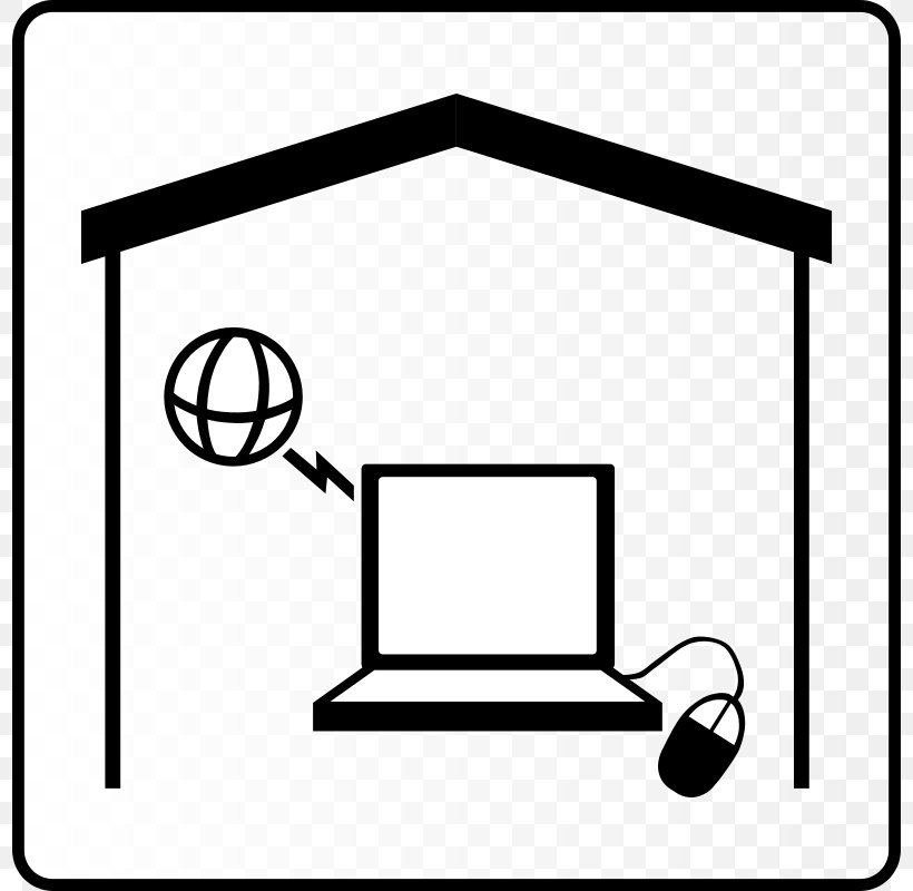 Internet Access Clip Art, PNG, 798x800px, Internet, Area, Black, Black And White, Cloud Computing Download Free