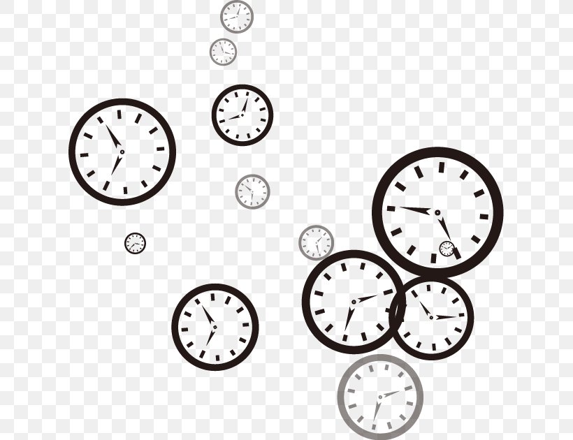 Pendulum Clock Euclidean Vector Shutterstock, PNG, 623x630px, Clock, Alarm Clock, Area, Bicycle, Black And White Download Free