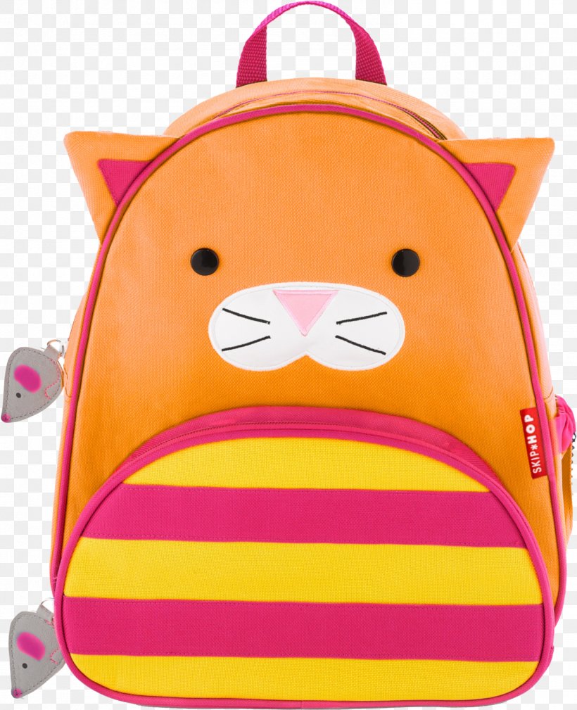 Skip Hop Zoo Little Kid Backpack Skip Hop Forget Me Not Backpack & Lunch Bag Set Pink Cat, PNG, 1484x1827px, Skip Hop Zoo Little Kid Backpack, Backpack, Bag, Baggage, Cat Download Free