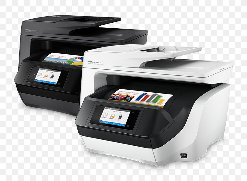 Hewlett-Packard HP Officejet Pro 8720 Multi-function Printer, PNG, 768x600px, Hewlettpackard, Automatic Document Feeder, Duplex Printing, Electronic Device, Fax Download Free
