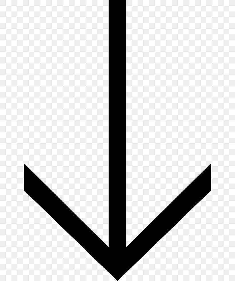 Arrow, PNG, 654x980px, Symbol, Area, Black, Black And White, Dropdown List Download Free