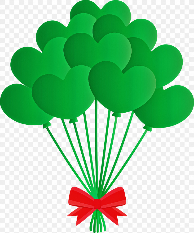 Balloon, PNG, 2501x3000px, Balloon, Grass, Green, Heart, Leaf Download Free