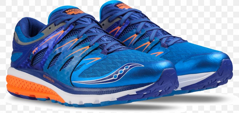 Saucony Shoe Blue Sneakers Orange, PNG, 2020x958px, Saucony, Adidas, Aqua, Athletic Shoe, Azure Download Free