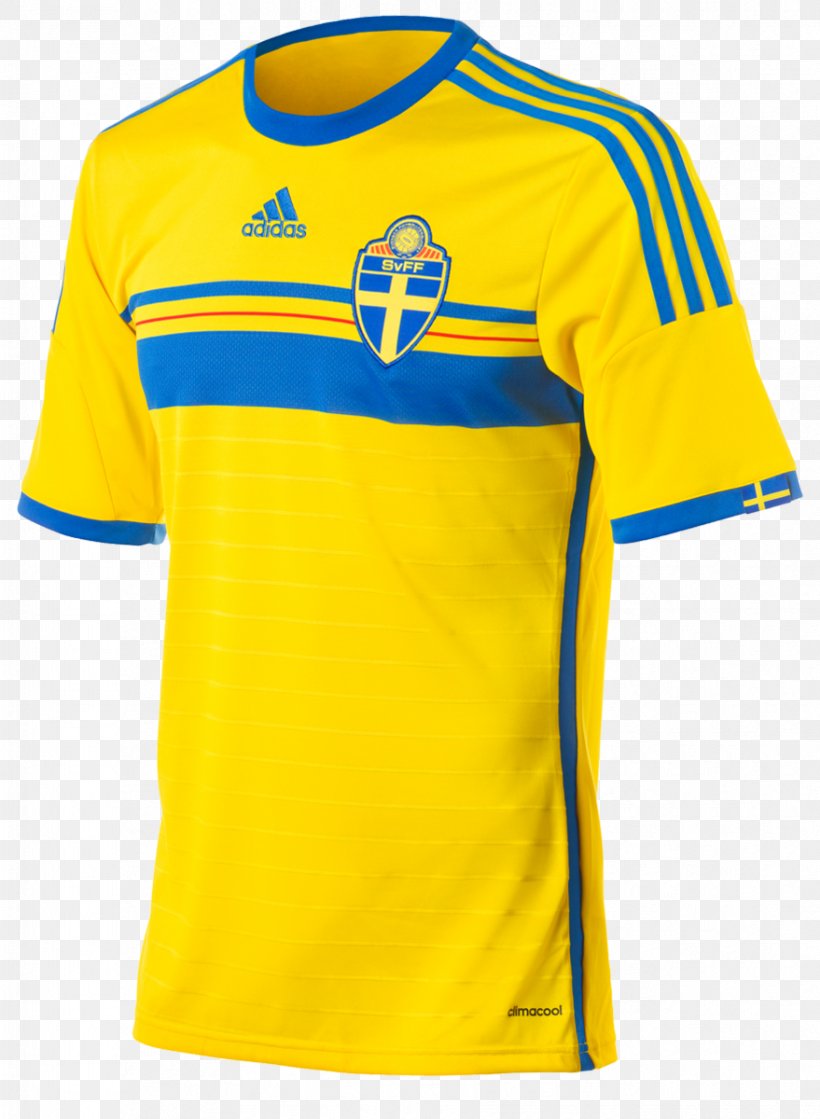 Sweden National Football Team 2014 FIFA World Cup 2018 World Cup T-shirt, PNG, 879x1200px, 2014 Fifa World Cup, 2018 World Cup, Sweden National Football Team, Active Shirt, Adidas Download Free