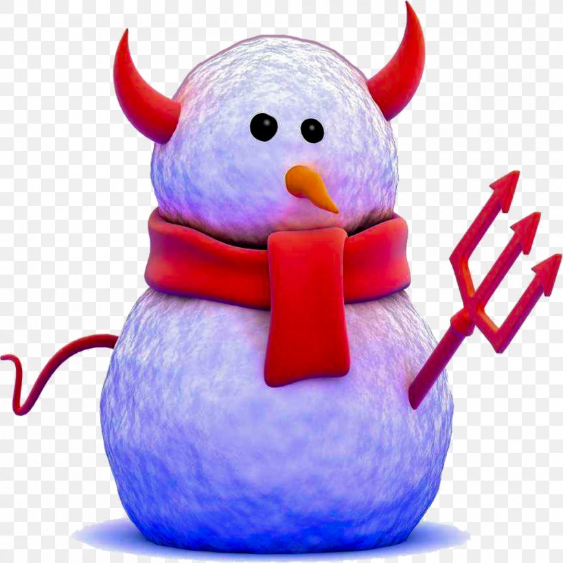 Devil Satan Snowman Illustration, PNG, 1000x1000px, 3d Computer Graphics, Devil, Angel, Christmas, Demon Download Free