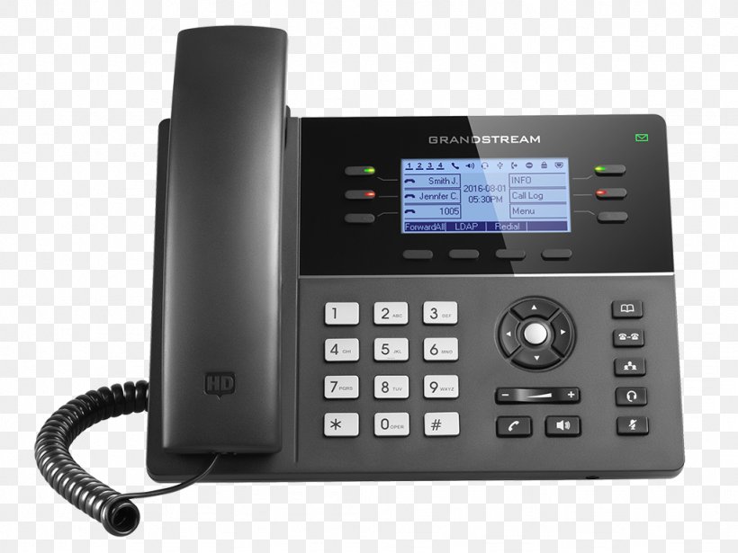 Grandstream GXP1760 SIP Grandstream Networks VoIP Phone Telephone Voice Over IP, PNG, 1024x768px, Grandstream Networks, Answering Machine, Business, Business Telephone System, Communication Download Free